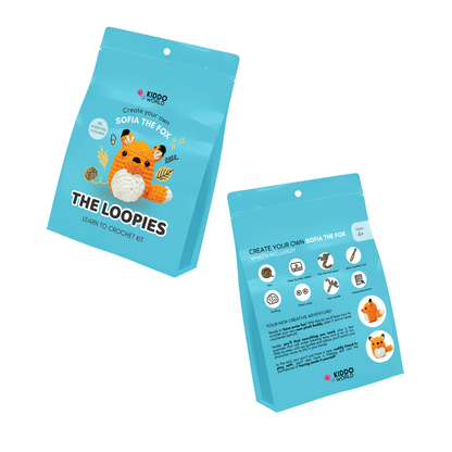 Beginner Crochet Kit | Fox Sofia | Ages 10+