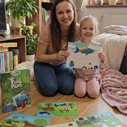 Foil Fun: Animal World | Mess-Free Creative Set | for Kids 4+