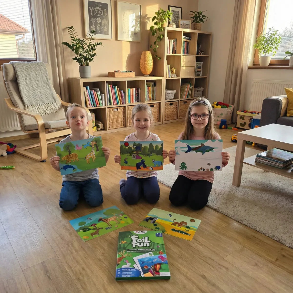 Foil Fun: Animal World | Mess-Free Creative Set | for Kids 4+