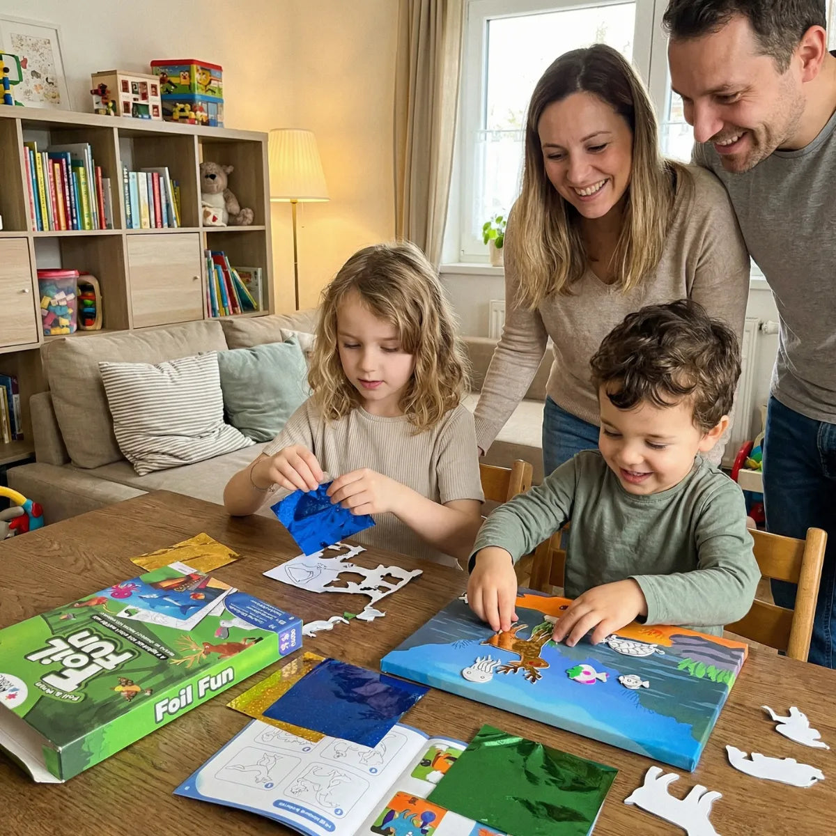 Foil Fun: Animal World | Mess-Free Creative Set | for Kids 4+
