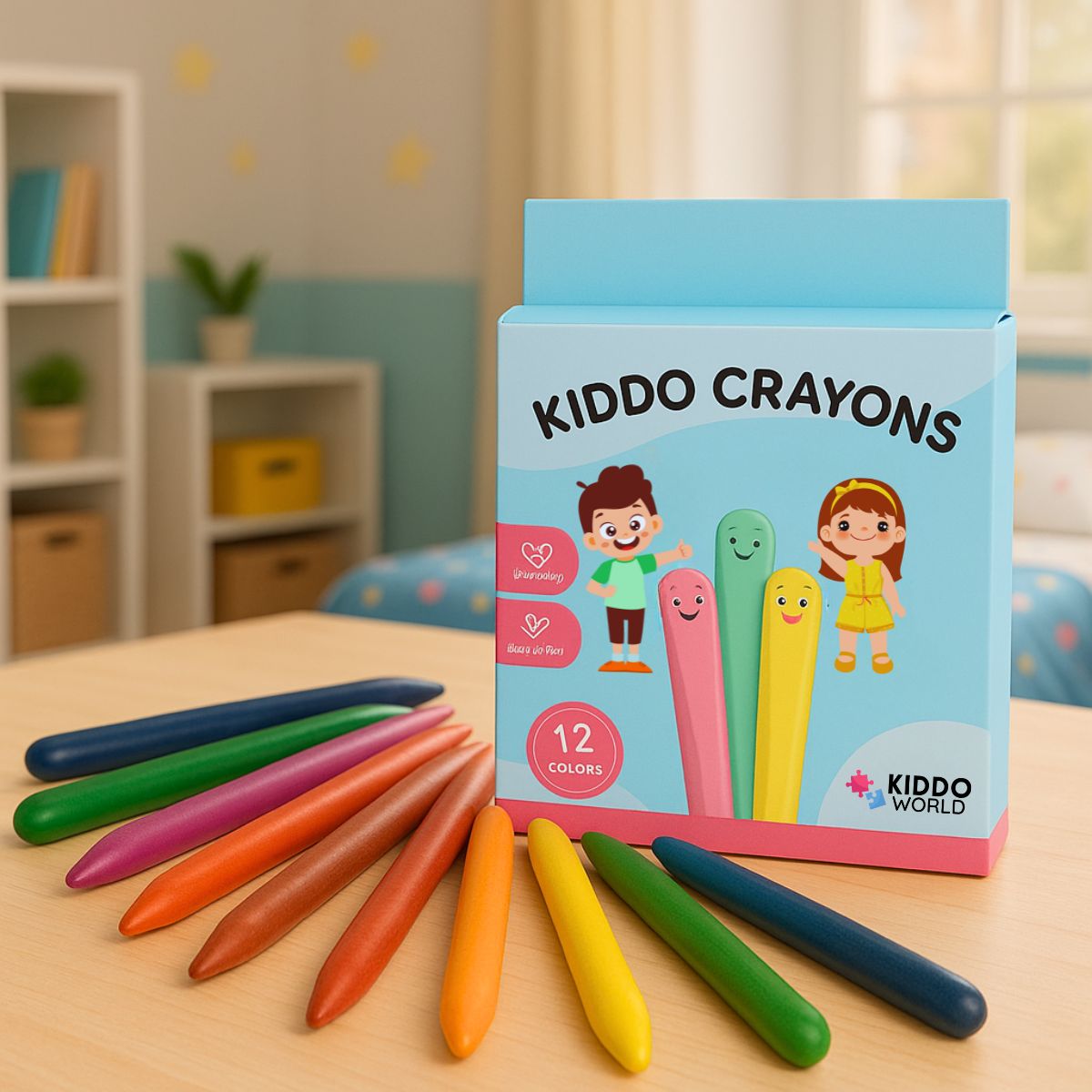 Set of 12 Crayons (1+ year)