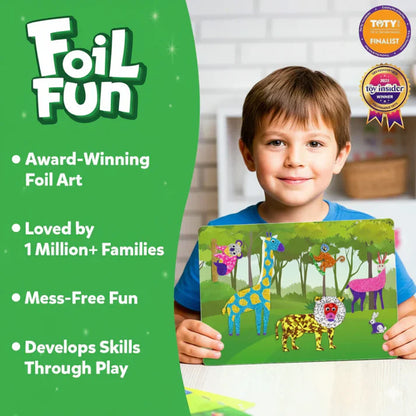 Creative Bundle 2+1 FREE | Tufting Kit + Pom Pom Kit + Foil Fun | For children aged 6+