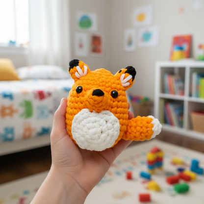 Beginner Crochet Kit | Fox Sofia | Ages 10+