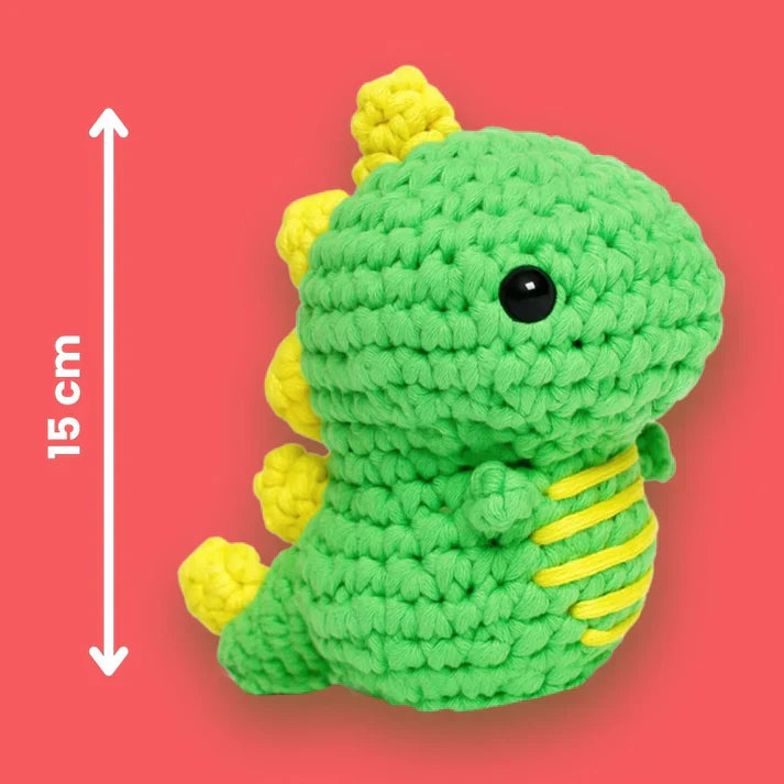 Beginner Crochet Kit | Dinosaur Oscar | Ages 10+