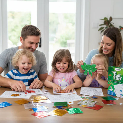 Creative Bundle 2+1 FREE | Tufting Kit + Pom Pom Kit + Foil Fun | For children aged 6+