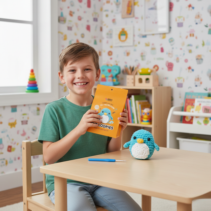 Beginner Crochet Kit | Penguin Oli | Ages 10+