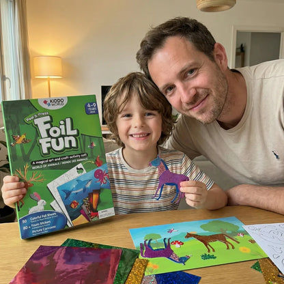 Foil Fun: Animal World | Mess-Free Creative Set | for Kids 4+