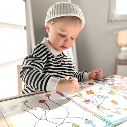 Curious Child Colours | Wipe & Write Notebook for Learning to Write (64 pages, 2–5 years)