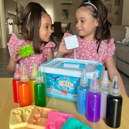 Set of 6 Colorful Molds for Magic Water Elves