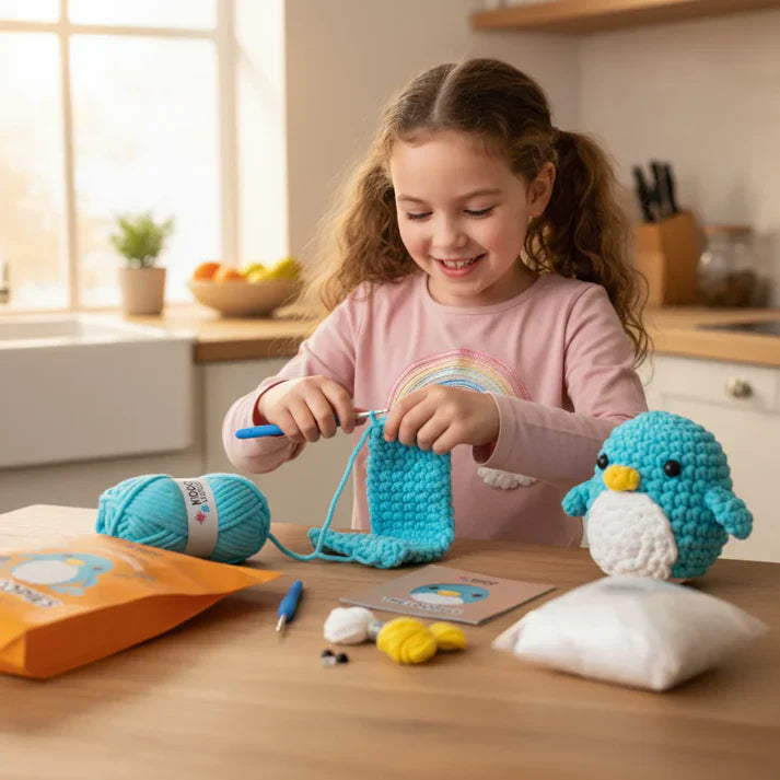 The Loopies 2+1 – Crochet Kit | 3 Adorable Characters | For children 10+