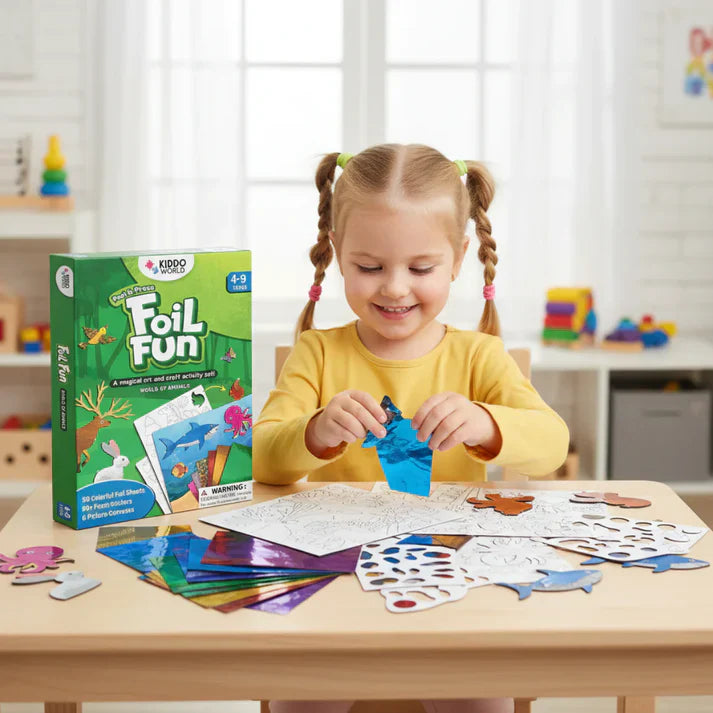 Creative Bundle 2+1 FREE | Tufting Kit + Pom Pom Kit + Foil Fun | For children aged 6+