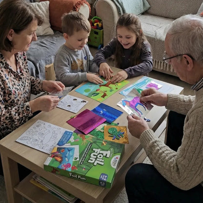 Foil Fun: Animal World | Mess-Free Creative Set | for Kids 4+