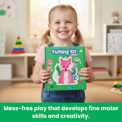 Creative Bundle 2+1 FREE | Tufting Kit + Pom Pom Kit + Foil Fun | For children aged 6+