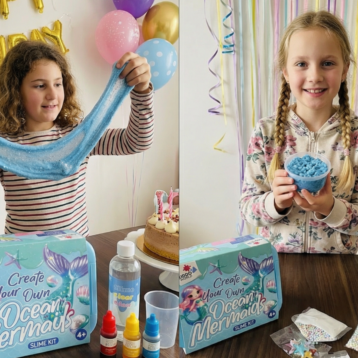 Ocean Mermaids Slime Kit | Sensory STEM Play | Ages 4+