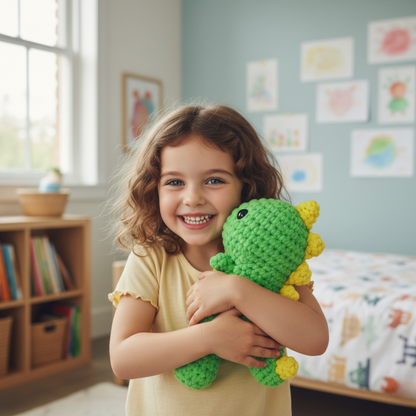 Beginner Crochet Kit | Dinosaur Oscar | Ages 10+