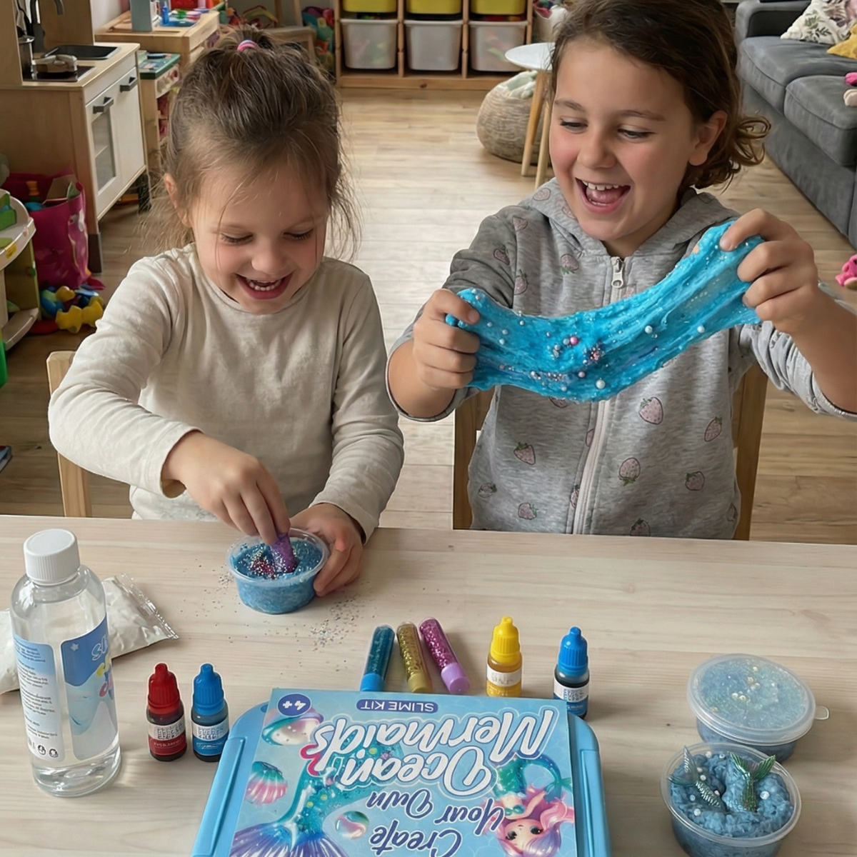 Ocean Mermaids Slime Kit | Sensory STEM Play | Ages 4+