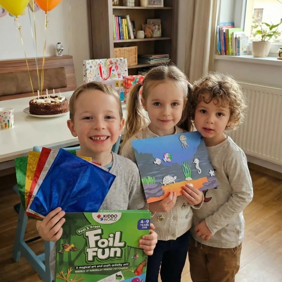 Foil Fun: Animal World | Mess-Free Creative Set | for Kids 4+