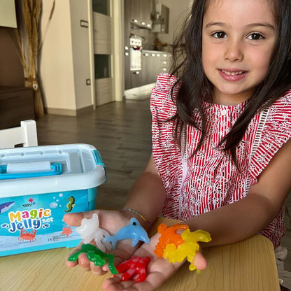 Set of 6 Colorful Molds for Magic Water Elves