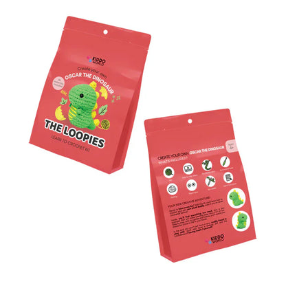 The Loopies 2+1 – Crochet Kit | 3 Adorable Characters | For children 10+