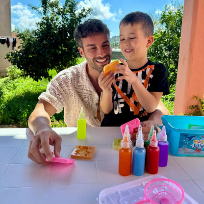 Set of 6 Colorful Molds for Magic Water Elves