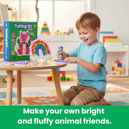 Creative Bundle 2+1 FREE | Tufting Kit + Pom Pom Kit + Foil Fun | For children aged 6+