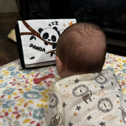 Sensory Tummy Time Toy with Squeaker | 0–12 months