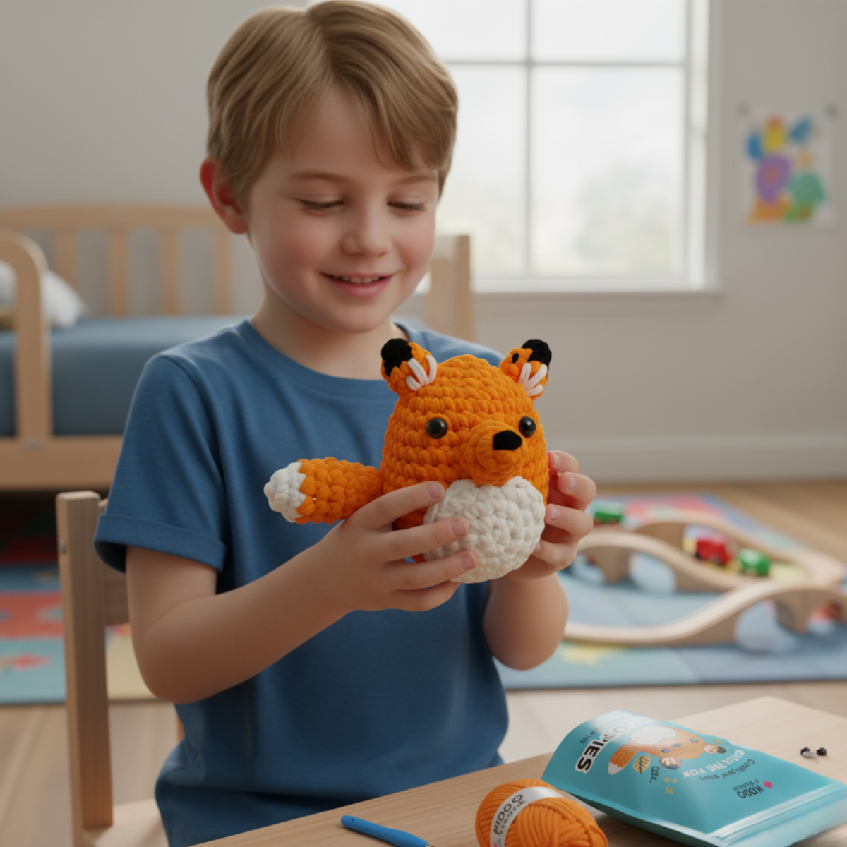 Beginner Crochet Kit | Fox Sofia | Ages 10+