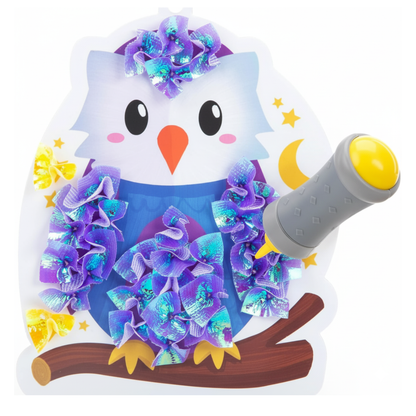 Tufting Kit | Sensory Creative Play with Colorful Fabric Pieces | Ages 4+