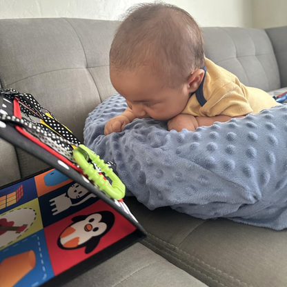 Sensory Tummy Time Toy with Squeaker | 0–12 months
