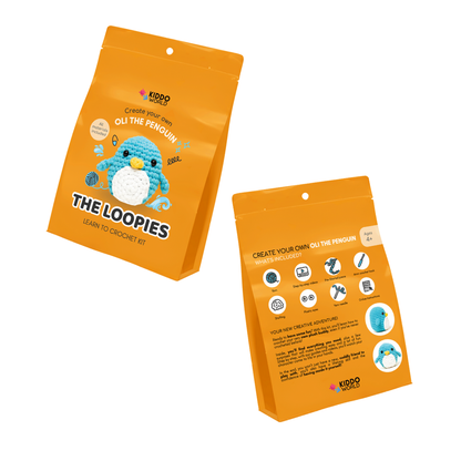 Beginner Crochet Kit | Penguin Oli | Ages 10+