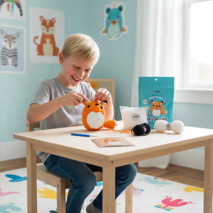 Beginner Crochet Kit | Fox Sofia | Ages 10+