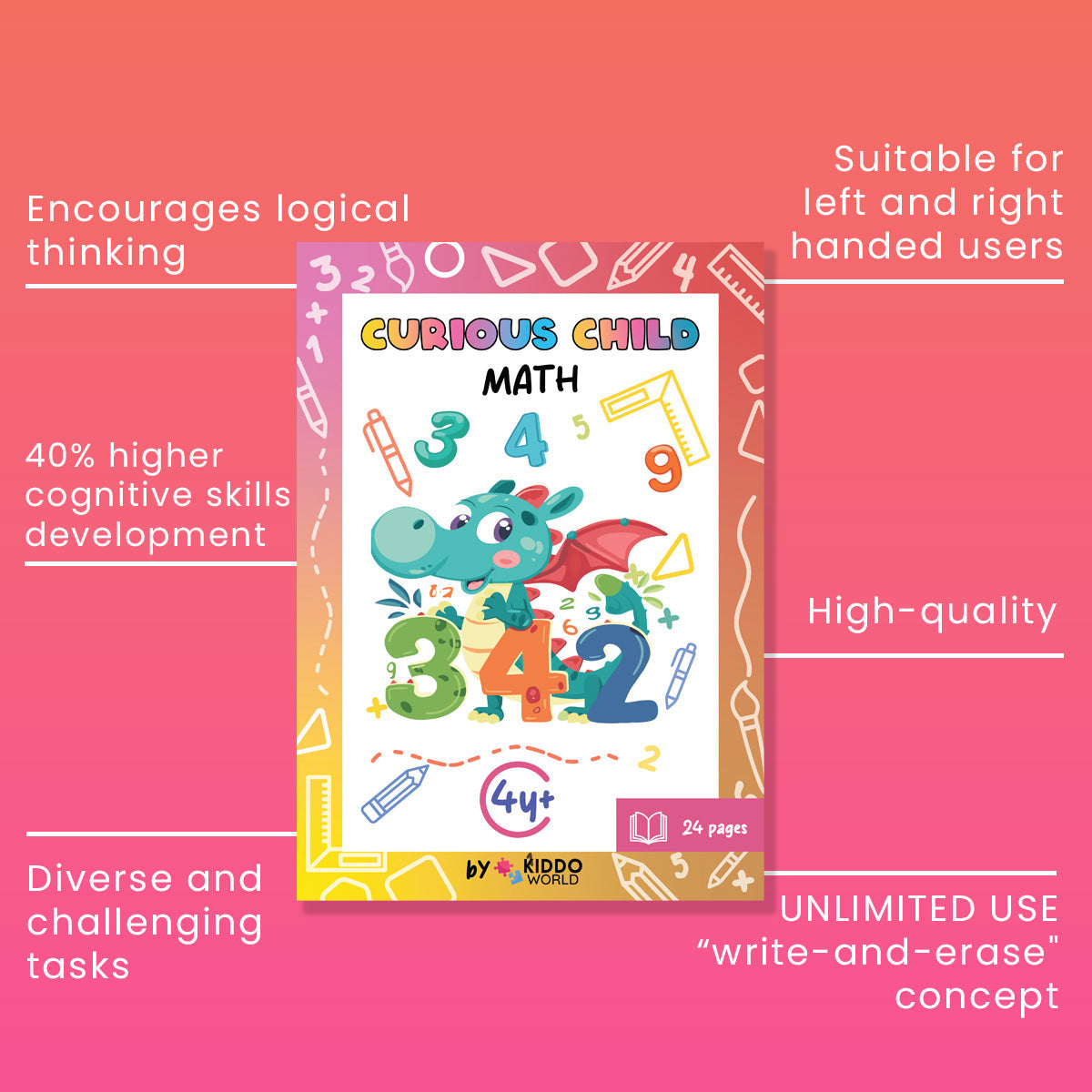 Curious Child Math Workbook (4+ years)