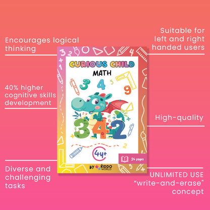 Curious Child Math Workbook (4+ years)
