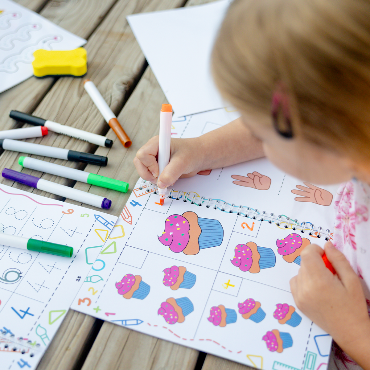 Curious Child Math Workbook (4+ years)