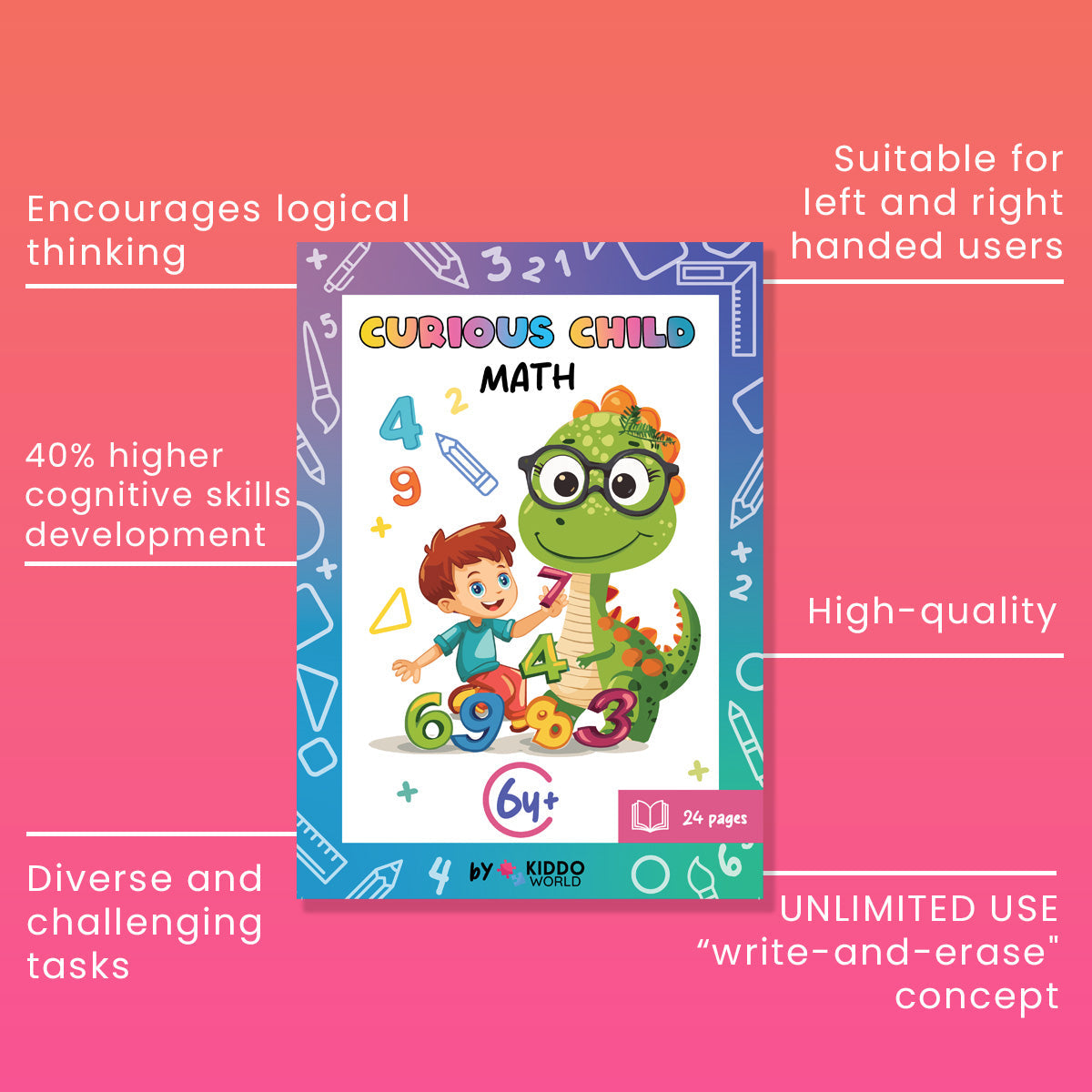 Curious Child Math Workbook (6+ years)