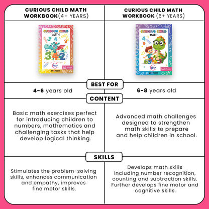Curious Child Math Workbook (6+ years)